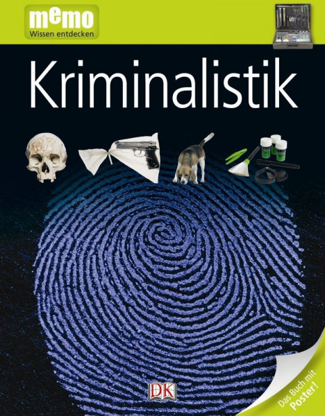 memo Wissen entdecken. Kriminalistik: Das Buch mit Poster!