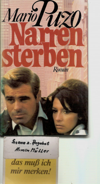 Narren sterben. Roman.