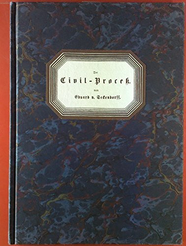 Der Civil-Process: Faksimile-Ausgabe einer Parodie auf Schillers "Glocke" aus dem Jahre 1867: Faksimile-Ausgabe einer Parodie auf Schillers 'Glocke' ... Jahre 1867. Mit e. Nachw. v. Hans Hattenhauer