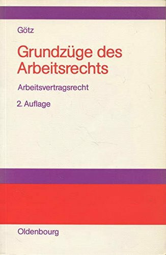 Grundzüge des Arbeitsrechts / Arbeitsvertragsrecht