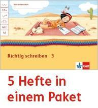 Mein Anoki-Übungsheft. Richtig schreiben. Arbeitsheft Klasse 3 (5-er Paket)