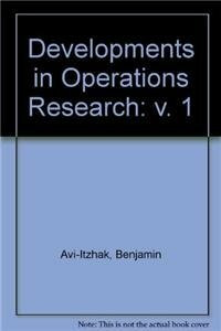 Developments In Operations Research