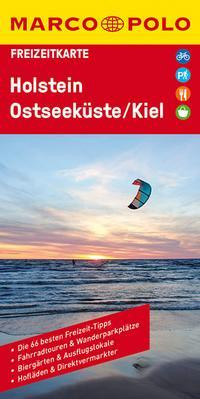 MARCO POLO Freizeitkarte 2 Holstein, Ostseeküste, Kiel 1:100.000