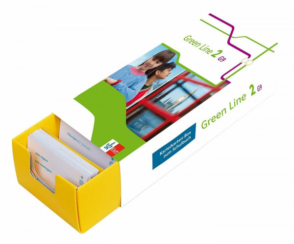 Klett Green Line 2 G9 Klasse 6 - Vokabel-Lernbox zum Schulbuch: Englisch passend zum Lehrwerk üben (Green Line G9. Ausgabe ab 2015)