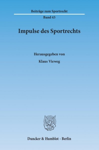 Impulse des Sportrechts