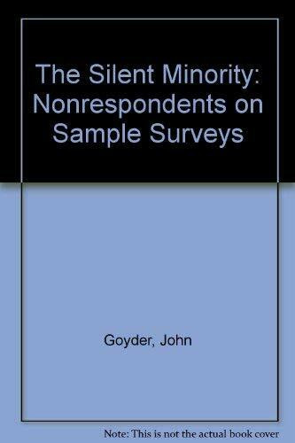 The Silent Minority: Nonrespondents on Sample Surveys