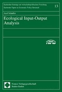 Ecological Input-Output Analysis. Dissertation