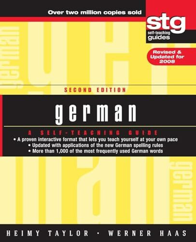 German: A Self-Teaching Guide (Wiley Self-Teaching Guides)