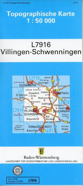 Villingen - Schwenningen 1 : 50 000