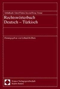 Rechtswörterbuch Deutsch-Türkisch