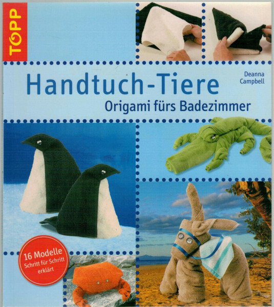 Handtuch-Tiere: Origami fürs Badezimmer