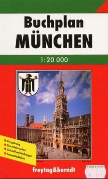 Freytag Berndt Stadtpläne, München, Buchplan: 1:20000 (freytag & berndt Stadtplan)