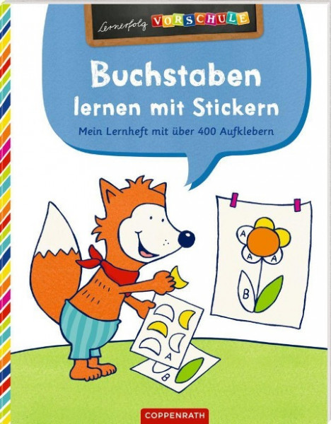 Buchstaben lernen mit Stickern