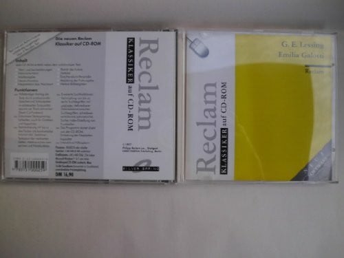 Emilia Galotti: (Reclam Klassiker auf CD-ROM)
