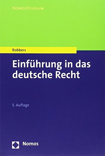 Einführung in das deutsche Recht (Nomosstudium)