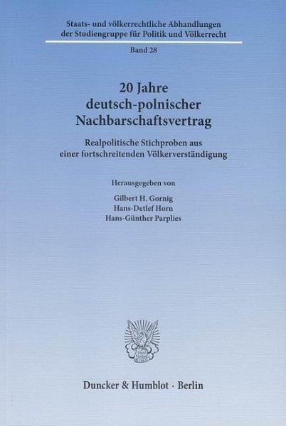 20 Jahre deutsch-polnischer Nachbarschaftsvertrag