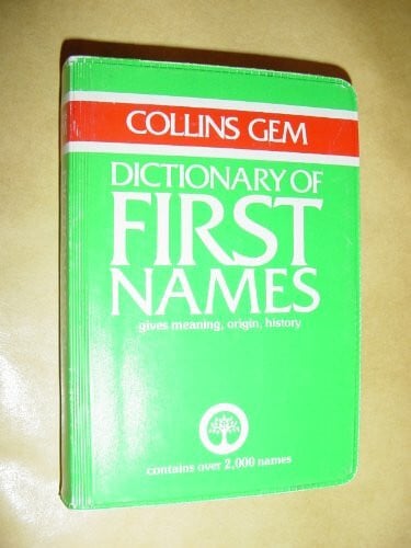 Dictionary of First Names (Gem Dictionaries)