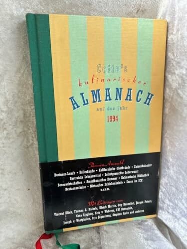 Cotta's Kulinarischer Almanach, Auf das Jahr 1994