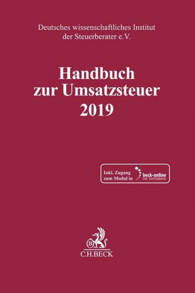 Handbuch zur Umsatzsteuer 2019