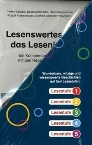 Regenbogen-Lesekiste I. Lesestoff für Erstleser in den Lesestufen 1 bis 5: 40 Hefte à 16 S., plus Didaktischer Kommentar, im Schuber Klasse 1/2: ... Stufen. 40 Büchlein a 16 Seiten u. Kommentar