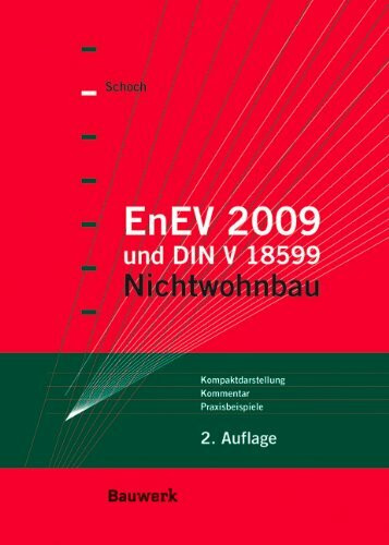 EnEV 2009 und DIN V 18599 - Nichtwohnbau: Kompaktdarstellung - Kommentar - Praxisbeispielen