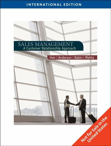 Sales Management: Building Customer Relationships and Partnerships