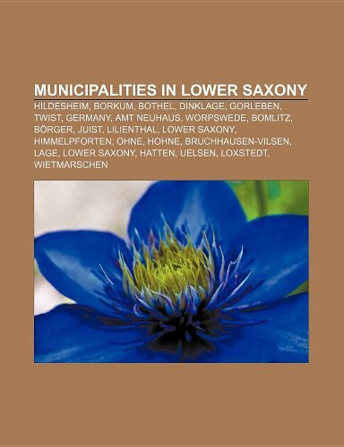 Municipalities in Lower Saxony
