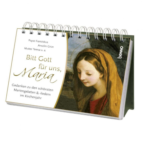 Aufsteller »Bitt Gott für uns, Maria«