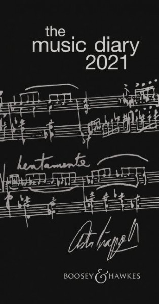 BOOSEY & HAWKES MUSIC DIARY 2021 BLACK