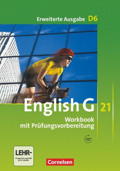 English G 21. Erweiterte Ausgabe D 6. Workbook mit Audios online