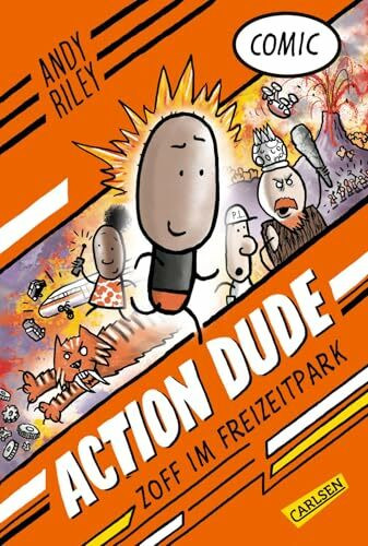 Action Dude 1: Zoff im Freizeitpark: witziger Superhelden-Comic für Jungen und Mädchen ab 8 (1)