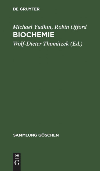 Biochemie: Eine Einführung (Sammlung Göschen, 2607, Band 2607)