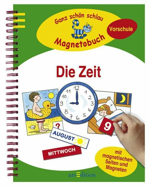 Magnetobuch Die Zeit (Ganz schön schlau - Magnetobuch)