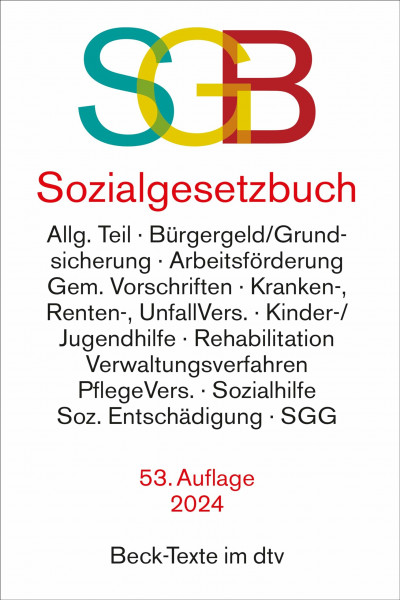 Sozialgesetzbuch mit Sozialgerichtsgesetz (Beck-Texte im dtv)