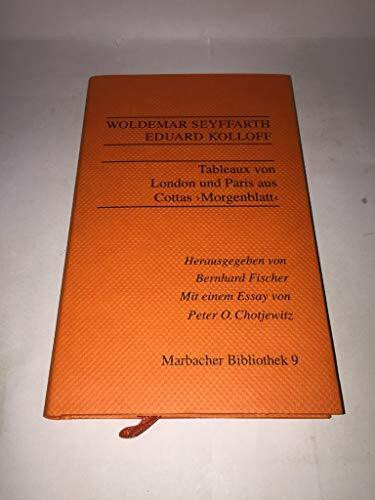 Tableaux von London und Paris aus Cottas Morgenblatt (Marbacher Bibliothek)
