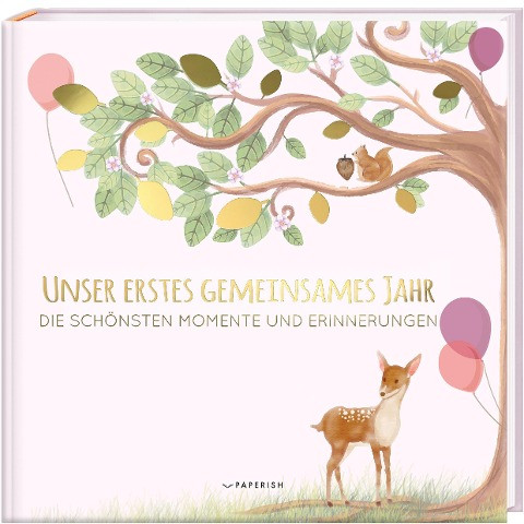 Babyalbum - UNSER ERSTES GEMEINSAMES JAHR (rosé)