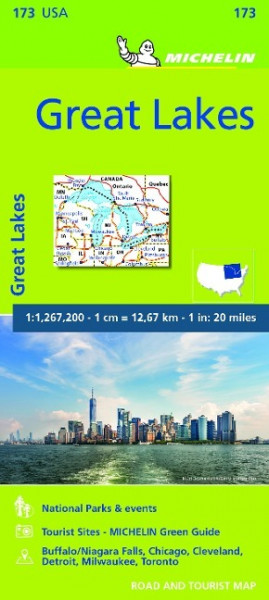 Michelin Great Lakes Map