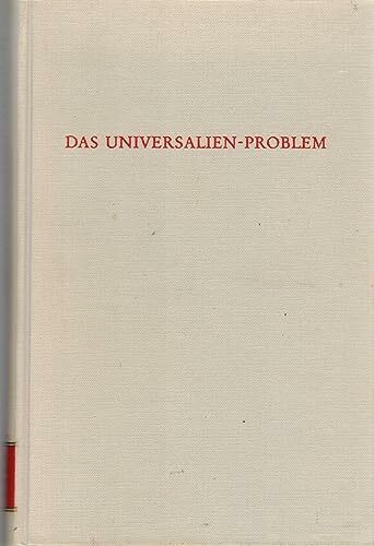 Das Universalien-Problem (Wege der Forschung)