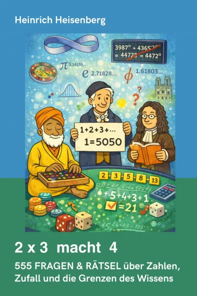 2 x 3 macht 4: 555 FRAGEN & RÄTSEL über Zahlen, Zufall und die Grenzen des Wissens