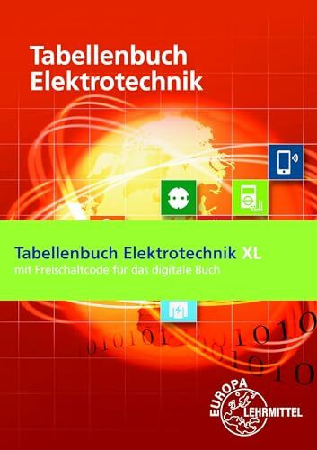 Tabellenbuch Elektrotechnik XL: Buch mit Keycard (4-Jahreslizenz des dig: Buch mit Keycard (4-Jahreslizenz des digitalen Buches)