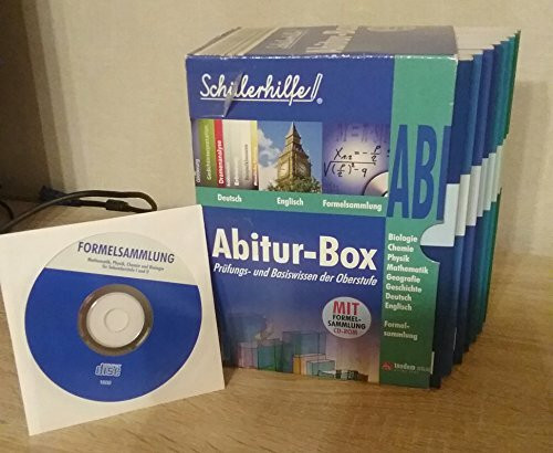 Abitur-Box Prüfungs- und Basiswissen der Oberstufe (mit Formelsammlung CD)