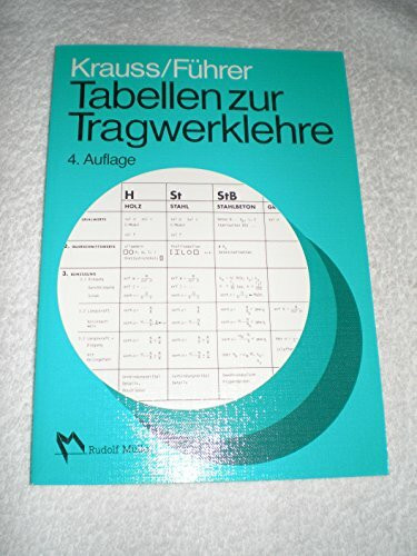 Tabellen zur Tragwerklehre