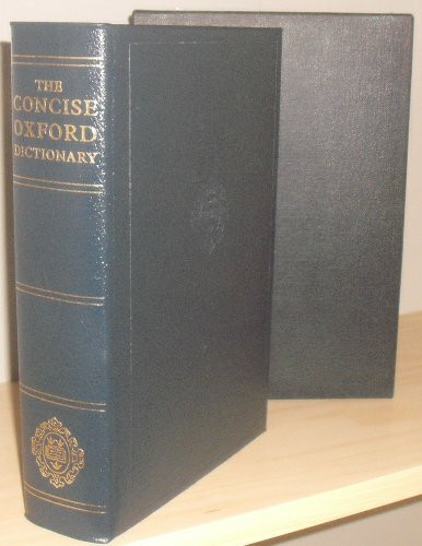 The Concise Oxford Dictionary of Current English