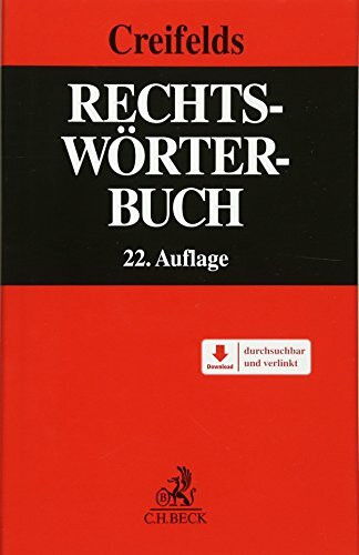 Rechtswörterbuch: Mit Freischaltcode zum Download der Textinhalte