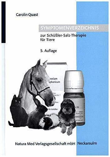 Symptomverzeichnis zur Schüßler-Salz-Therapie für Tiere