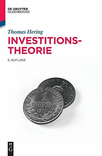 Investitionstheorie (Lehr- und Handbücher der Wirtschaftswissenschaft)