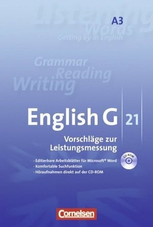 English G 21 - Digital Teaching Aids. Software für Lehrkräfte. Vorschläge zur Leistungsmessung - Ausgabe A. Band 3. 7. Schuljahr