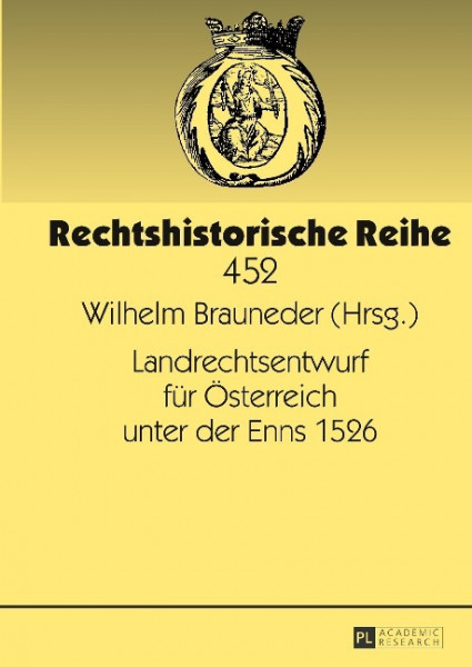 Landrechtsentwurf für Österreich unter der Enns 1526