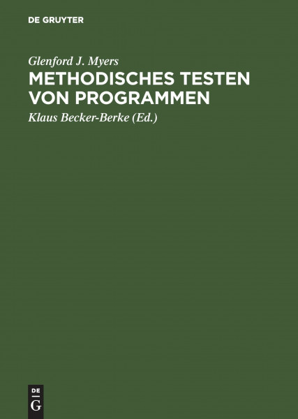 Methodisches Testen von Programmen