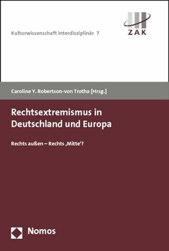 Rechtsextremismus in Deutschland und Europa: Rechts außen - Rechts 'Mitte'? (Kulturwissenschaft interdisziplinär)